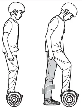Razor Smart Balancing Electric Scooter Owner' Step to the back
