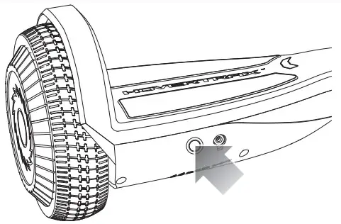 Razor Smart Balancing Electric Scooter Owner' power button2