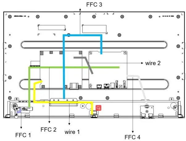 DELL P2423Dc 24 Inch Smart Monitor - Wiring connectivity diagram