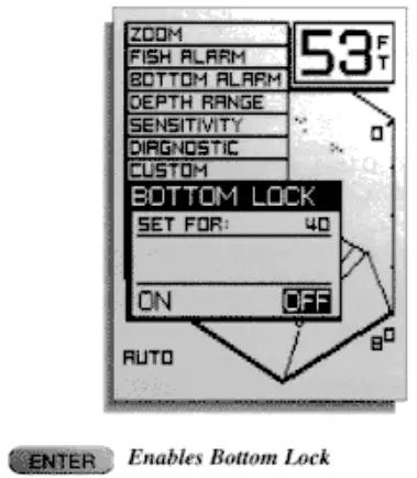 HUMMINBIRD LCR 3D Fish Finder - Bottom Lock