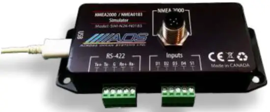 AOS NMEA 2000 NMEA 0183 Simulator