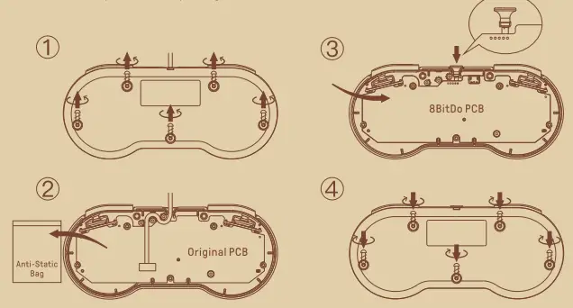 8BitDo-SN30-Mod-Kit-for-SNESSFC-Classic-Controller-1