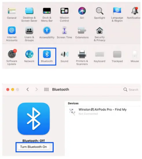Ortek WKP 3170M Bluetooth Keypad - Bluetooth pairing 2