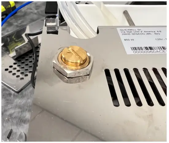 QUICK MILL CAROLA EVO Espresso Machine - grind accordingly