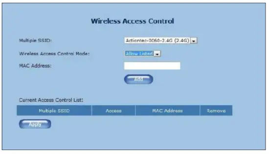 Wireless Access Control
