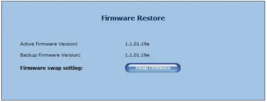 Firmware Restore