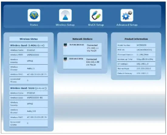 Accessing the Extender’s GUI