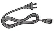 INSIGNIA 4K Ultra HD QLED TV Power cord