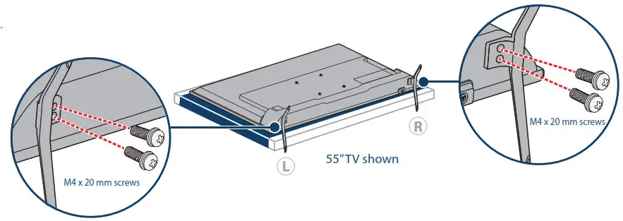 INSIGNIA 4K Ultra HD QLED TV STOP WALL MOUNT