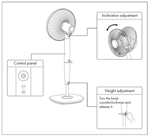 KLARSTEIN 10030977 Stand Fan-fig8