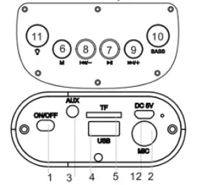 QFX-PBX-126-TWS-Bluetooth-Rechargeable-Portable-10-Watt-Speaker