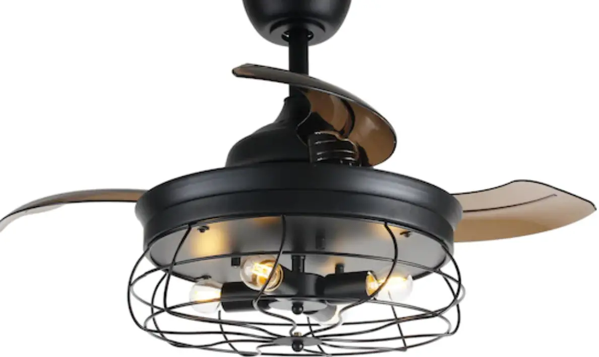 Parrot Uncle F3517110v 6 Inch Indoor 3 Blade Retractable Ceiling Fan With Remote Control User Guide