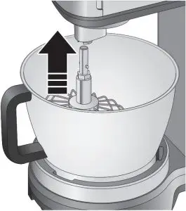 Using the stand mixer