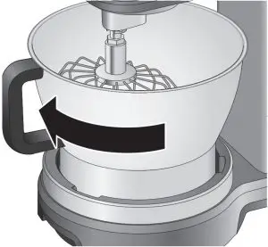 Using the stand mixer