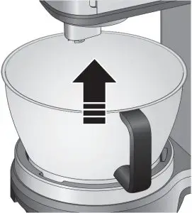 Using the stand mixer