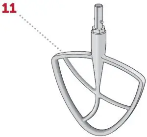 Wolf Gourmet stand mixer parts and features