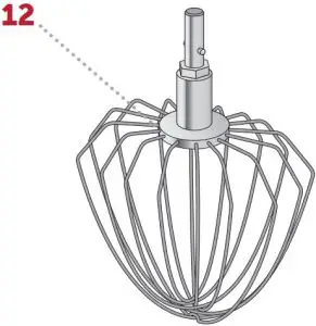 Wolf Gourmet stand mixer parts and features