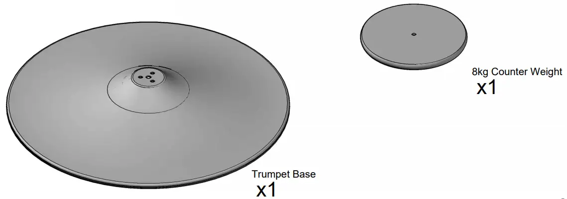 dams Boardroom Table Trumpet Base - 7