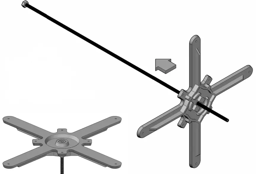 dams Boardroom Table Trumpet Base - 9