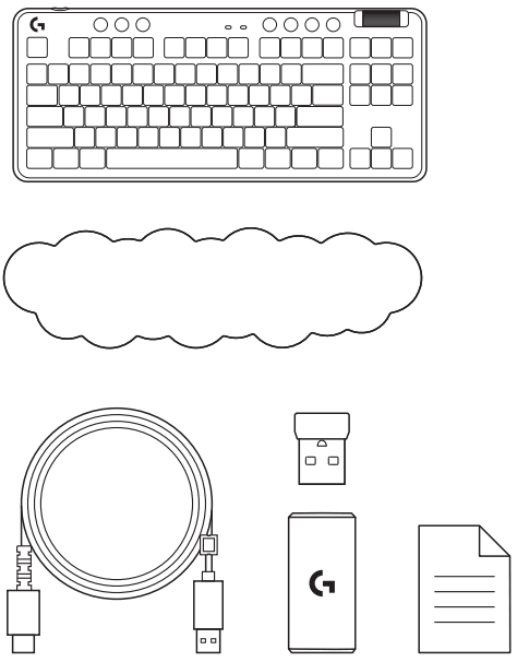 logitech G715 Wireless Gaming Keyboard - FIG 1