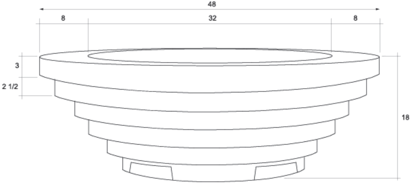 PRISM HARDSCAPES PH704 HARDSCAPES Triton Fire Table - Fig 2