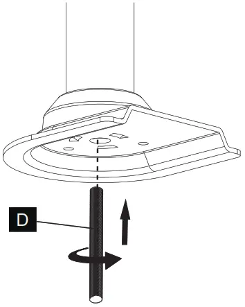 ErGear Monitor Desk Mount-----Install the grommet bolt