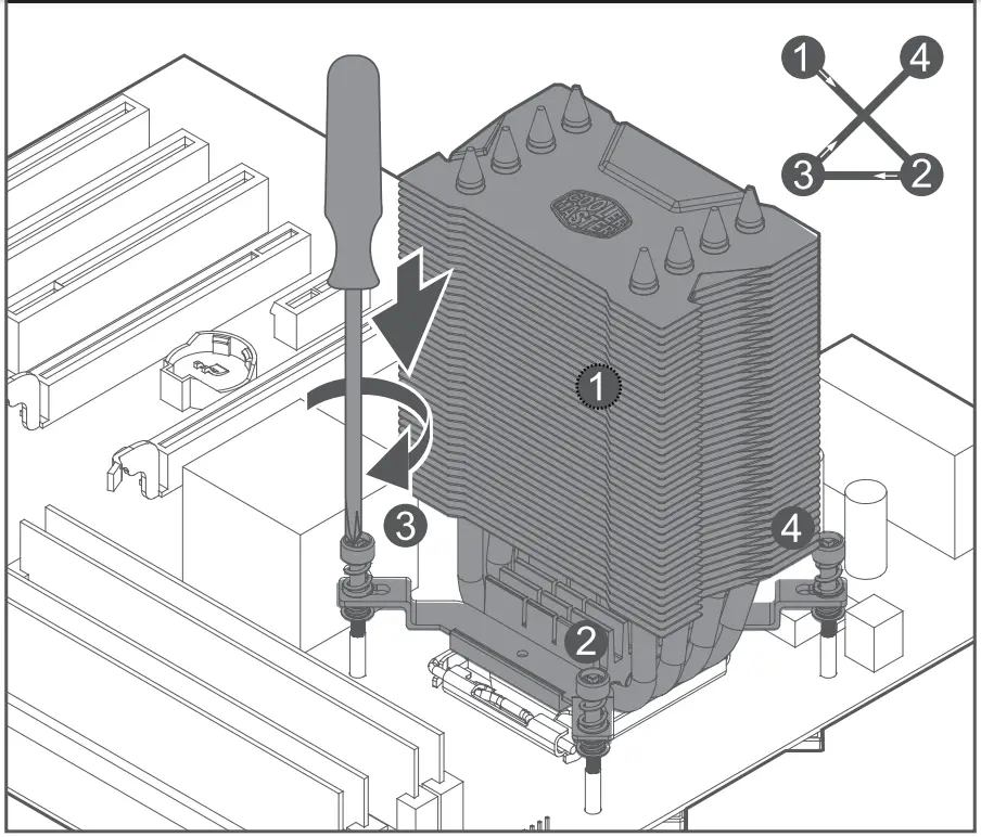 COOLER MASTER H410R CPU Air Cooler - FIG 12