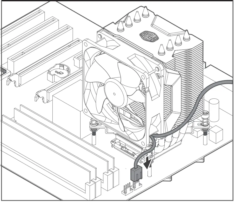 COOLER MASTER H410R CPU Air Cooler - FIG 15