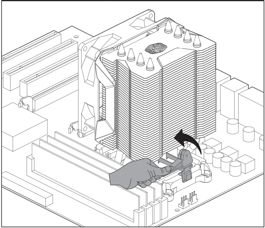 COOLER MASTER H410R CPU Air Cooler - FIG 6