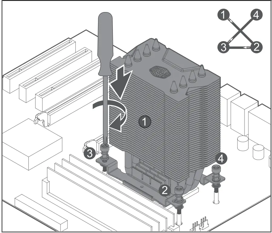 COOLER MASTER H410R CPU Air Cooler - FIG 9