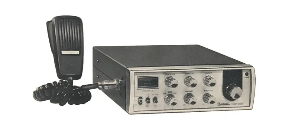 Boman Cb-950 40 Channels Ssb Am Mobile Cb Transceiver Instruction Manual Boman Cb-950 40 Channels Ssb Am Mobile Cb Transceiver Instruction Manual