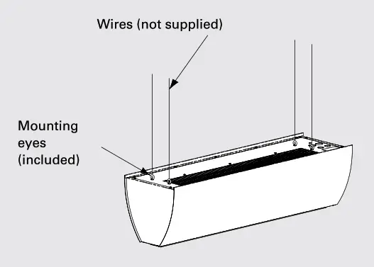 FRICO PS210E09 Thermozone Portier - Installation options