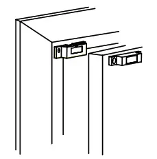 FRICO PS210E09 Thermozone Portier - MDCDC, magnetic door