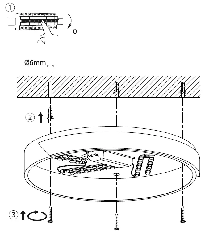 Paul Neuhaus 6071-18-01 Q-BILA LED Ceiling Light-4
