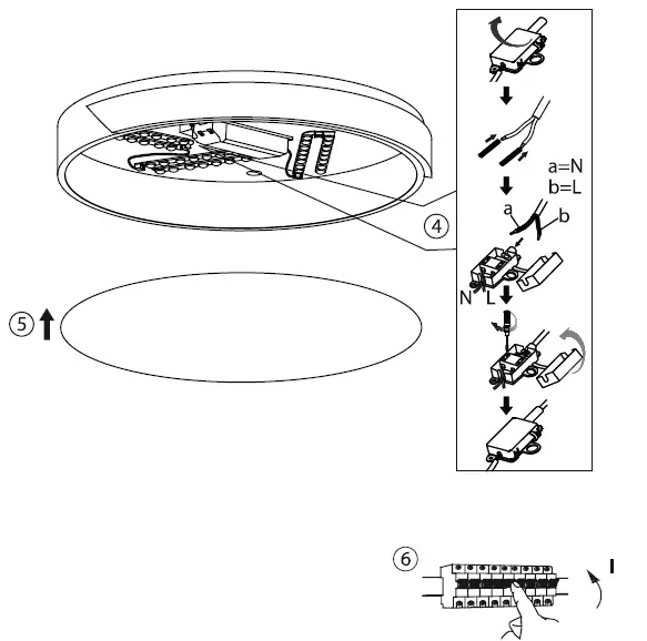 Paul Neuhaus 6071-18-01 Q-BILA LED Ceiling Light-5