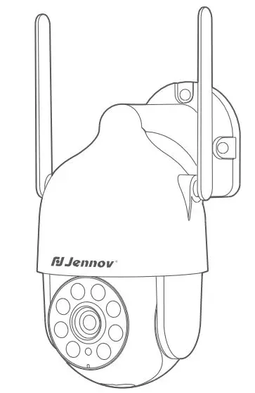 Jennov 15493419 Hd Wifi Security Camera User Guide