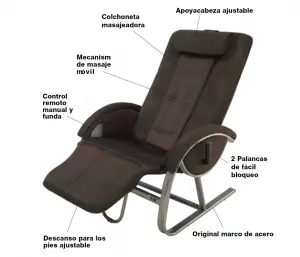 Homedics Shiatsu AntiGravity Recliner Manual AG-3000, AG-3001