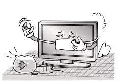 CHiQ L40G7H Full HD Android Smart LED TV User Manual - Do not use this apparatus near water