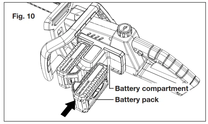 SUN JOE 24V X2 CS16 RM Cordless Chain Saw - fig22