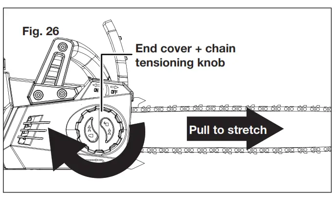 SUN JOE 24V X2 CS16 RM Cordless Chain Saw - fig44