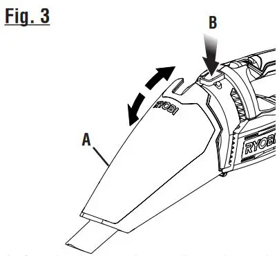 RYOBI PCL705 18V Hand Vacuum Instruction Manual - Fig 3