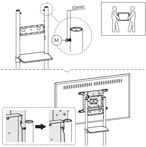 Neomounts NS-M1250BLACK Floor Stands-fig13