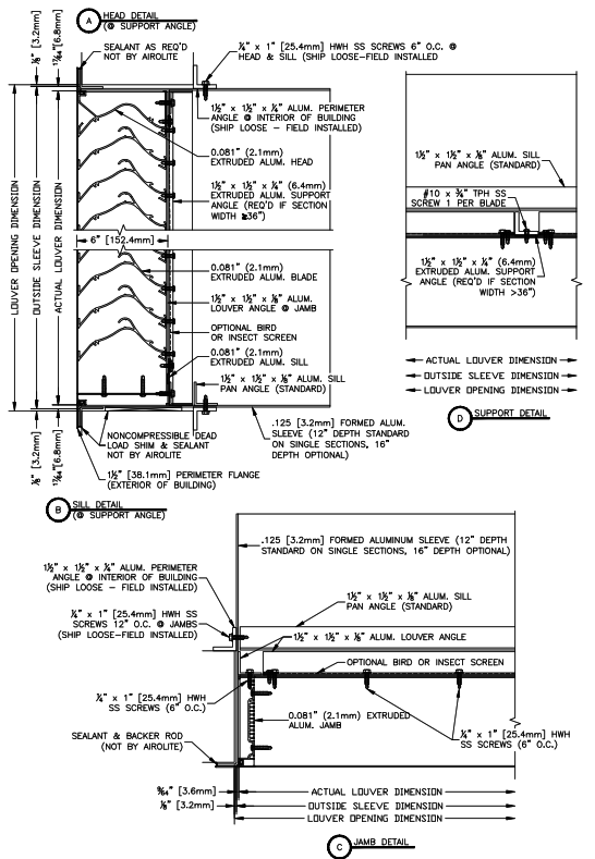 AIROLITE SCH601MD Flange Sleeve - fig 1