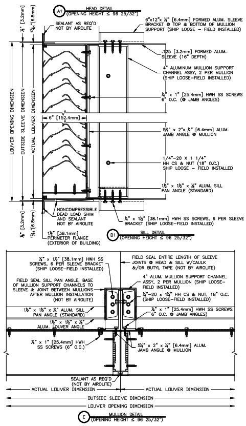 AIROLITE SCH601MD Flange Sleeve - fig 3