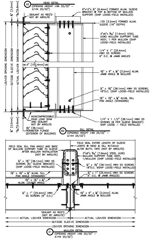 AIROLITE SCH601MD Flange Sleeve - fig 4