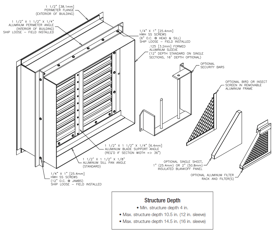 AIROLITE SCH601MD Flange Sleeve - fig 5