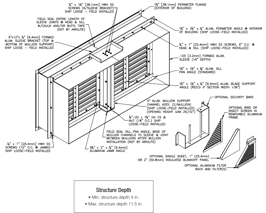 AIROLITE SCH601MD Flange Sleeve - fig 6