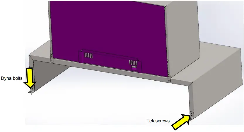 Seismic Restraints Table Installation