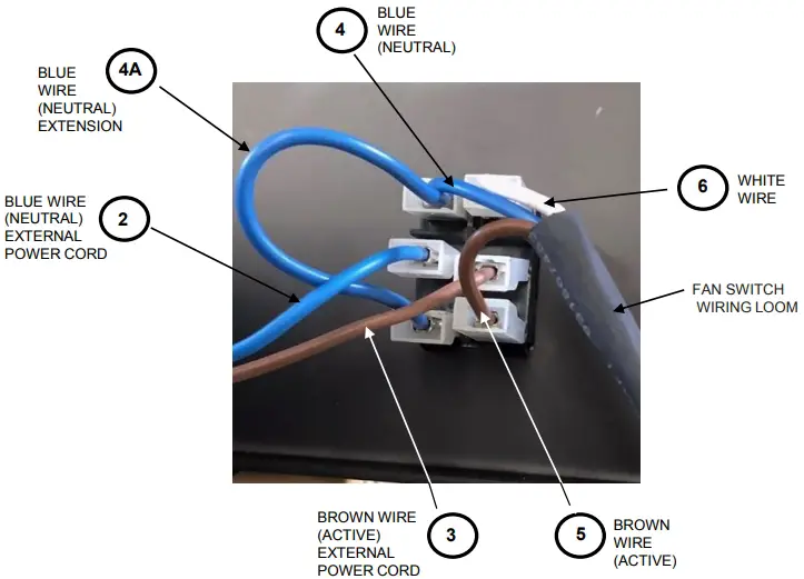 Fan Switch Electrical Installation