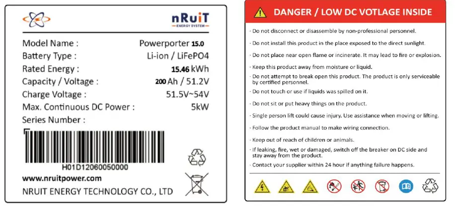 nRuiT-Powerporter-15.0 9-Koh-Solar-Energy-Household-Battery-Storage-FIG-3